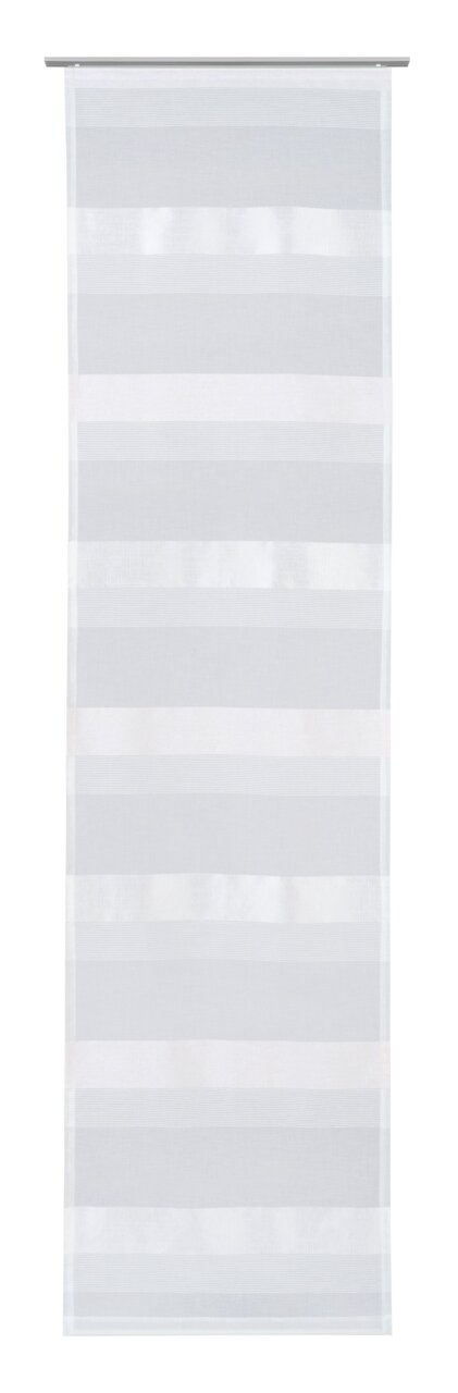 Flächenvorhang 60x245cm mit horizontalen Streifen, Vorderansicht