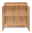 Z2 Kommode IMAGE Kommode aus Holz mit geöffneter Doppeltür, zeigt zwei Regalböden, Frontalansicht