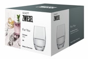 Verpackung eines 4er Sets Schnapsgläser von Schott Zwiesel, Vorderansicht