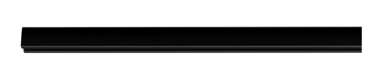 PAULMANN Schiene 0,5m URAIL Schwarze Schiene, 0,5 Meter lang, seitliche Perspektive