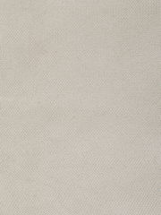 Nahaufnahme eines beigen Stoffes mit feiner Webstruktur, Draufsicht