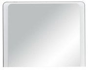 Rechteckiger Spiegel mit abgerundeten Ecken, Frontalansicht