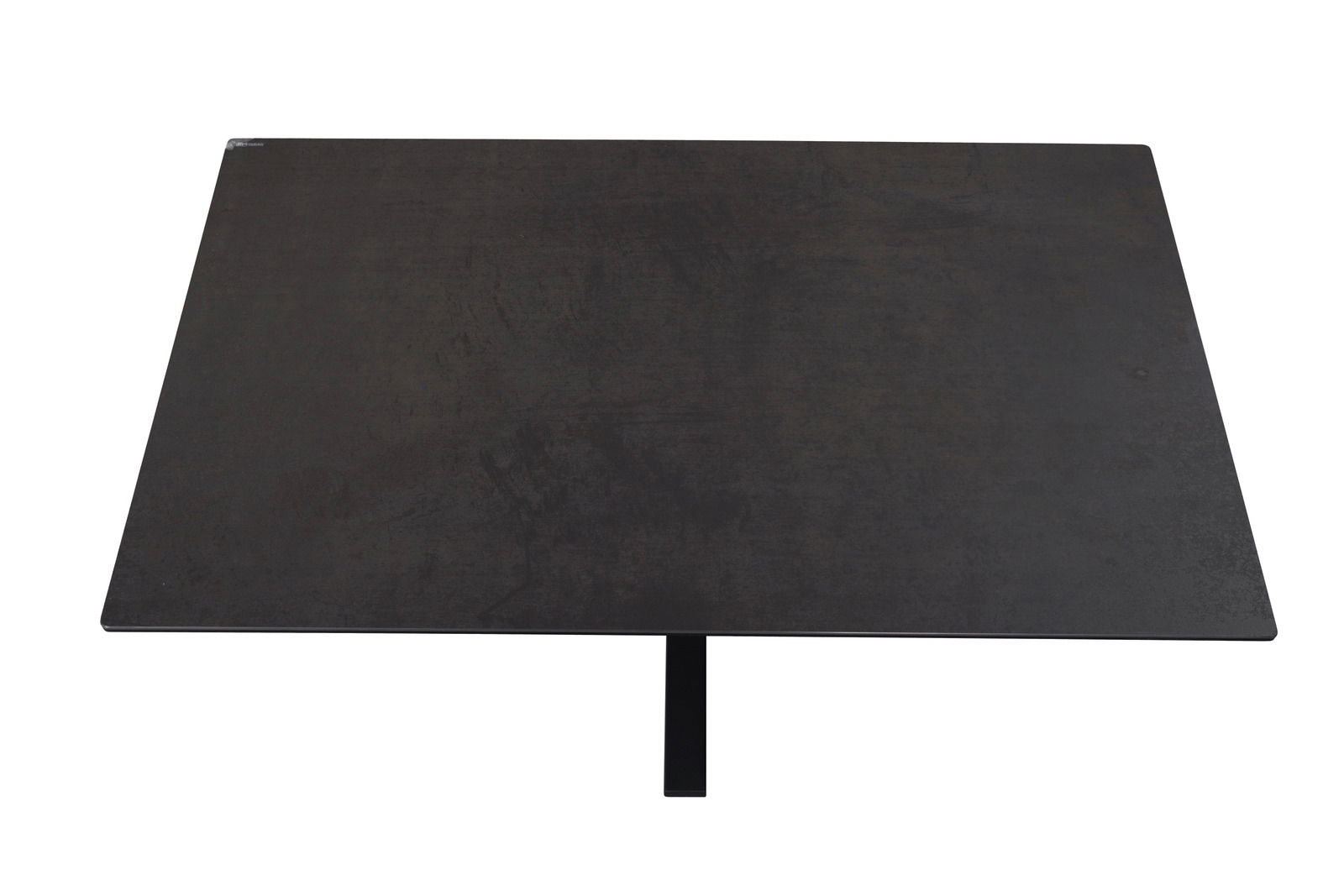 Novel Couchtisch SKYLINE Moderner Couchtisch mit dunkler, rechteckiger Tischplatte aus der Vogelperspektive.