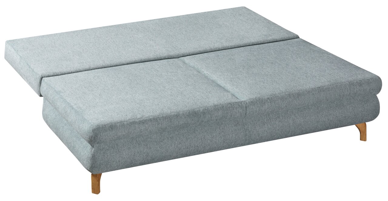 Grauer Querschläfer in ausgeklappter Position, von schräg oben fotografiert.