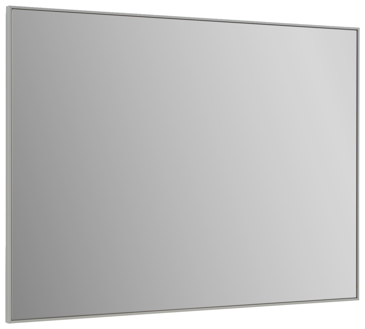 Dieter Knoll Spiegel ATINA Rechteckiger Spiegel in schräger Perspektive, schlichtes Design mit schmalem Rahmen.
