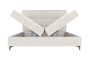 Boxspringbett mit geöffnetem Stauraum, Vorderansicht