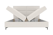 Boxspringbett mit geöffnetem Stauraum, Vorderansicht