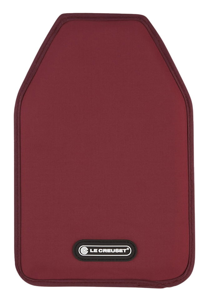Aktiv-Weinkühler WA-126 Burgund von Le Creuset in einer frontalen Ansicht, burgunderrot.