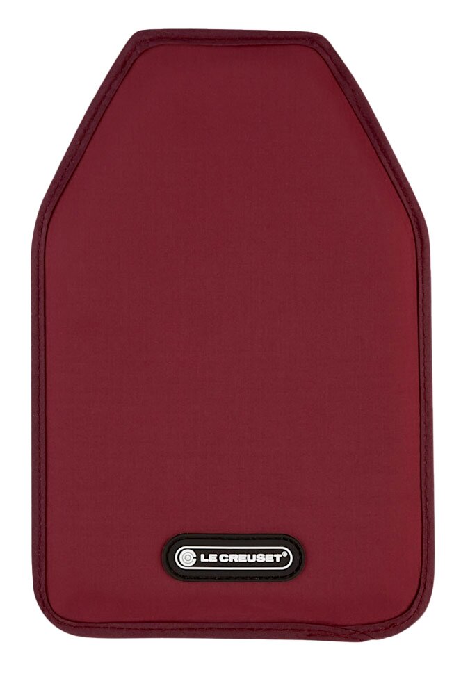 Aktiv-Weinkühler WA-126 Burgund von Le Creuset in einer frontalen Ansicht, burgunderrot.