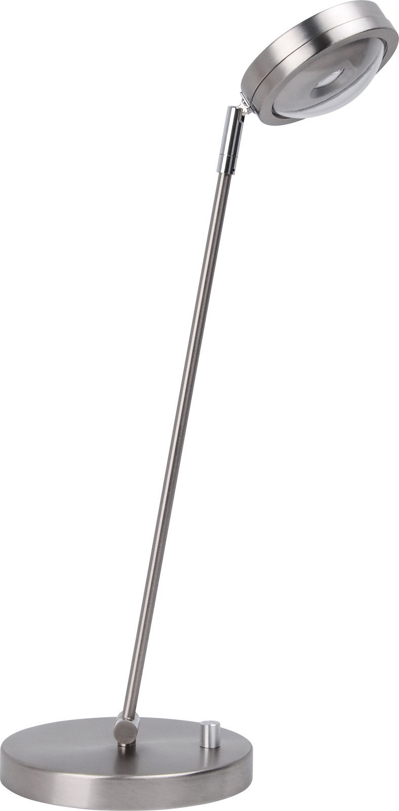 Megatron LED-Tischleuchte OTTICA Moderne LED Tischleuchte aus Metall in seitlicher Perspektive