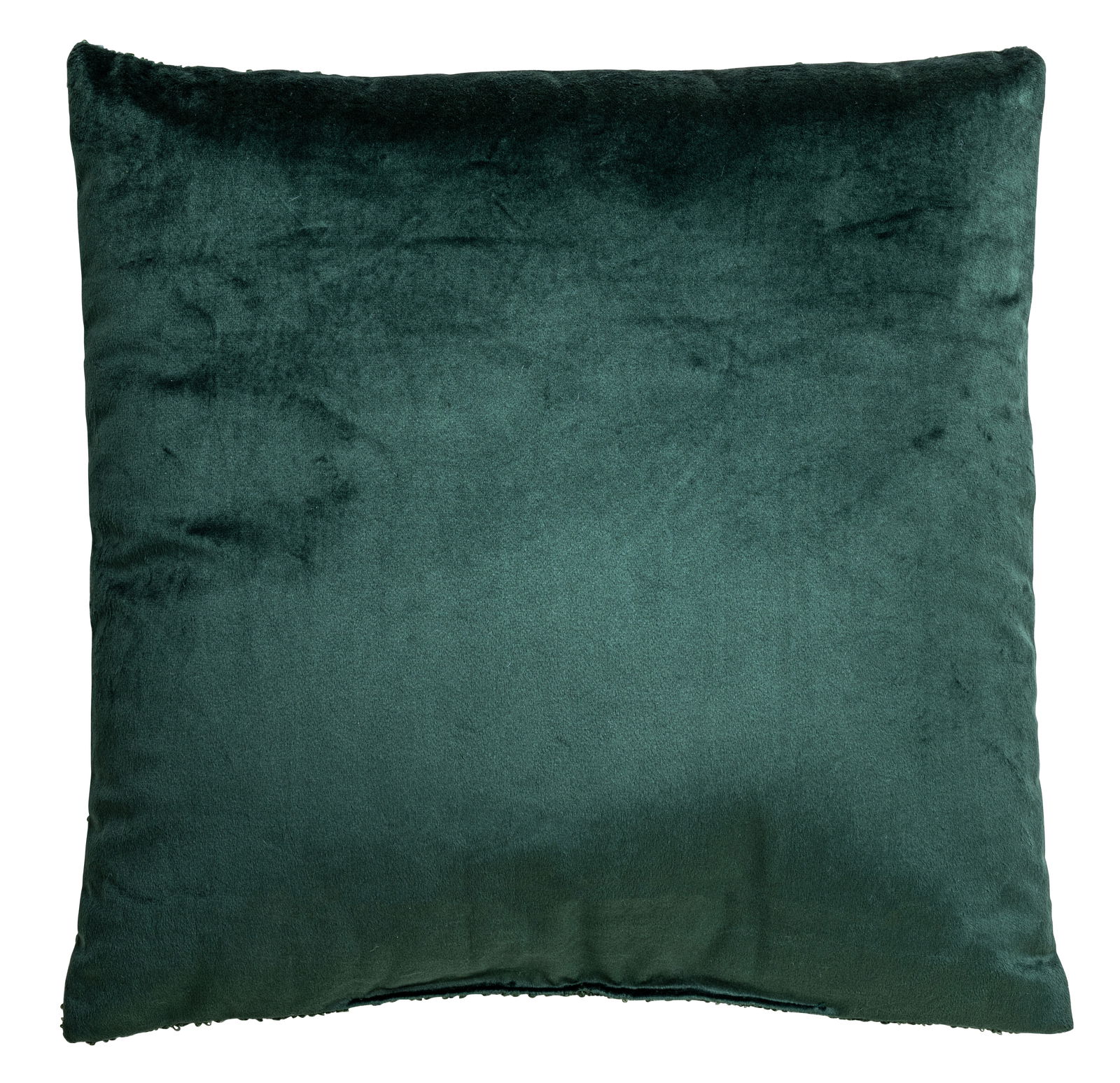 Grünes Kissen 45x45cm, Vorderansicht