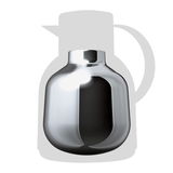 Isolierkanne SAMBA 1L in rosa, Vorderansicht