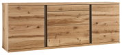 Holz-Sideboard mit natürlicher Maserung, Frontansicht