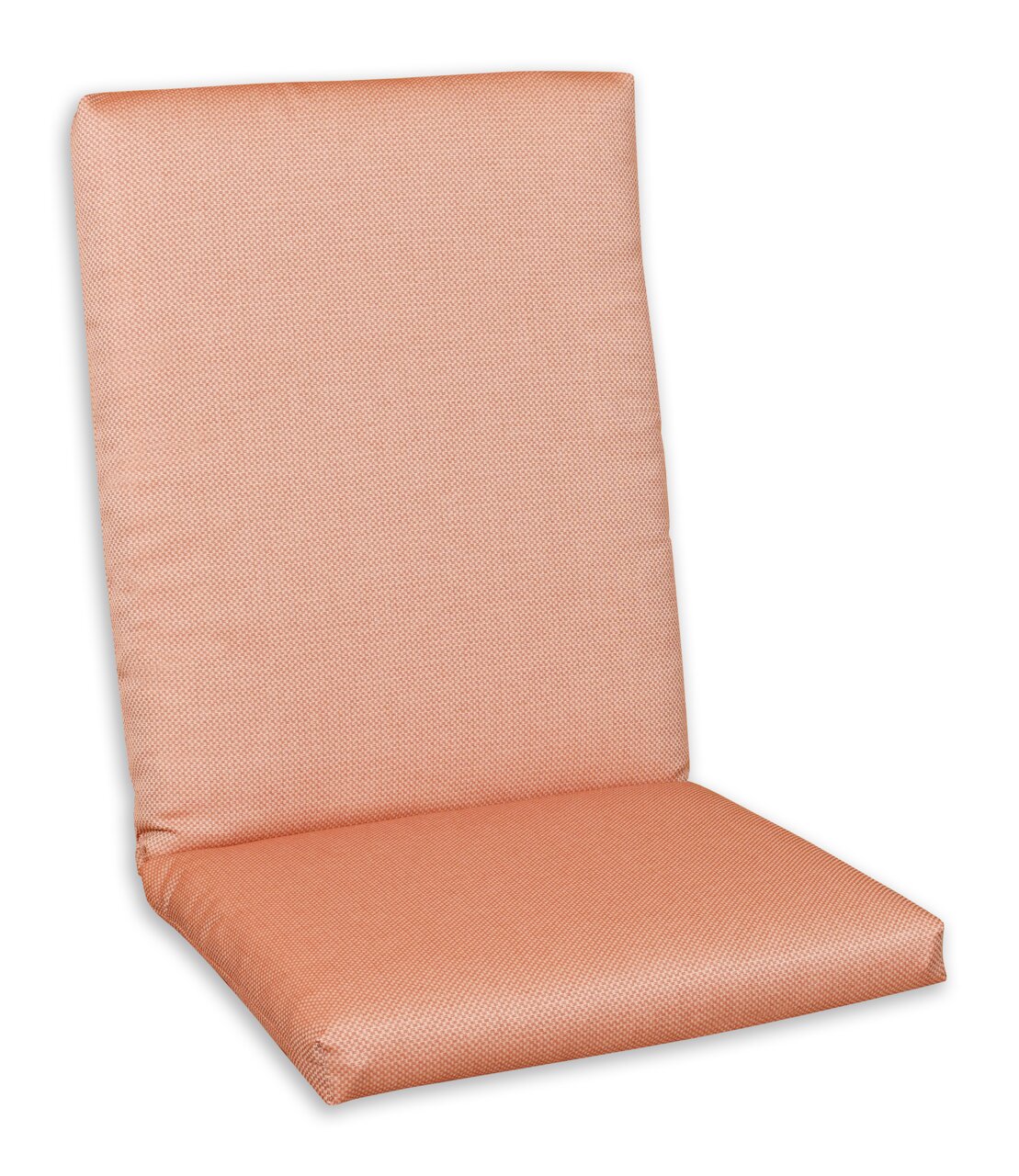 Middenarmleuningbekleding in een warme oranje tint, zijaanzicht