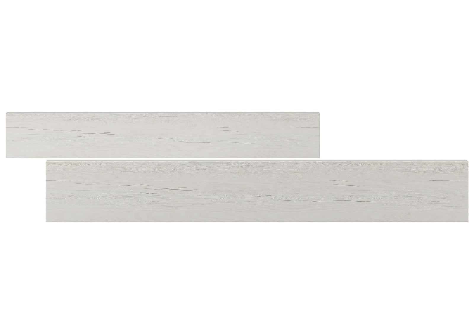 MyBaby Umbauseiten (Set) CAMRON Zwei helle Holzpaneele in einer horizontalen Ansicht, ideal für Umbauseiten.