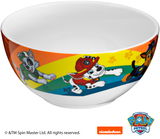 Schüssel mit Paw Patrol-Motiven, seitliche Ansicht