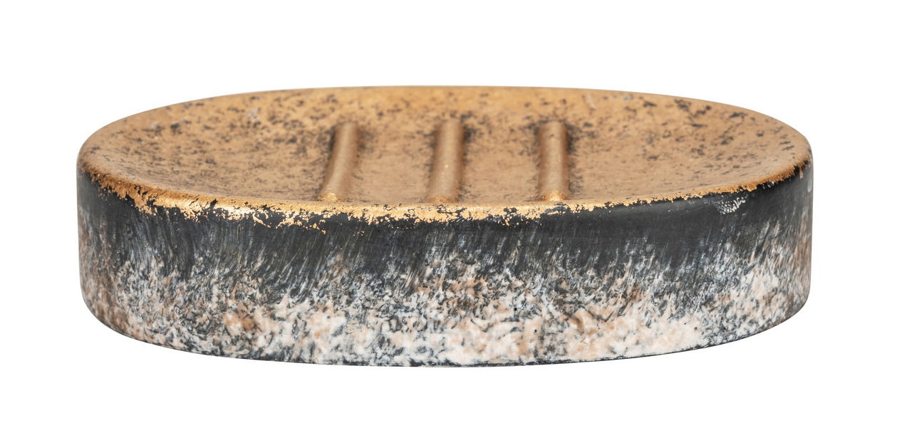 Wenko Seifenablage LACONA Seifenablage Lacona in rustikalem Design, seitliche Perspektive