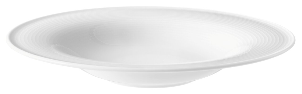 Weißer Pasta- und Salatteller Beat von Seltmann Weiden, 27,5 cm, seitliche Perspektive