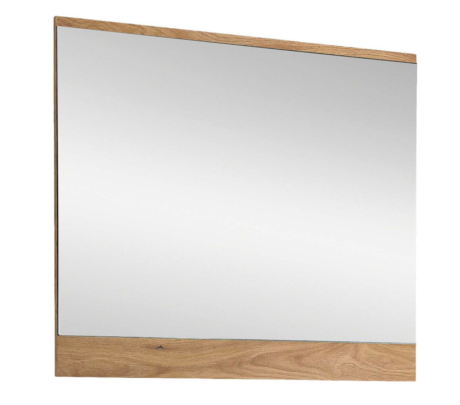 XORA Spiegel FARGO Rechteckiger Spiegel mit Holzrahmen, Perspektive leicht von der Seite
