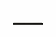 Modernes Wandboard in minimalistischer Frontansicht, schwarz-weißes Design