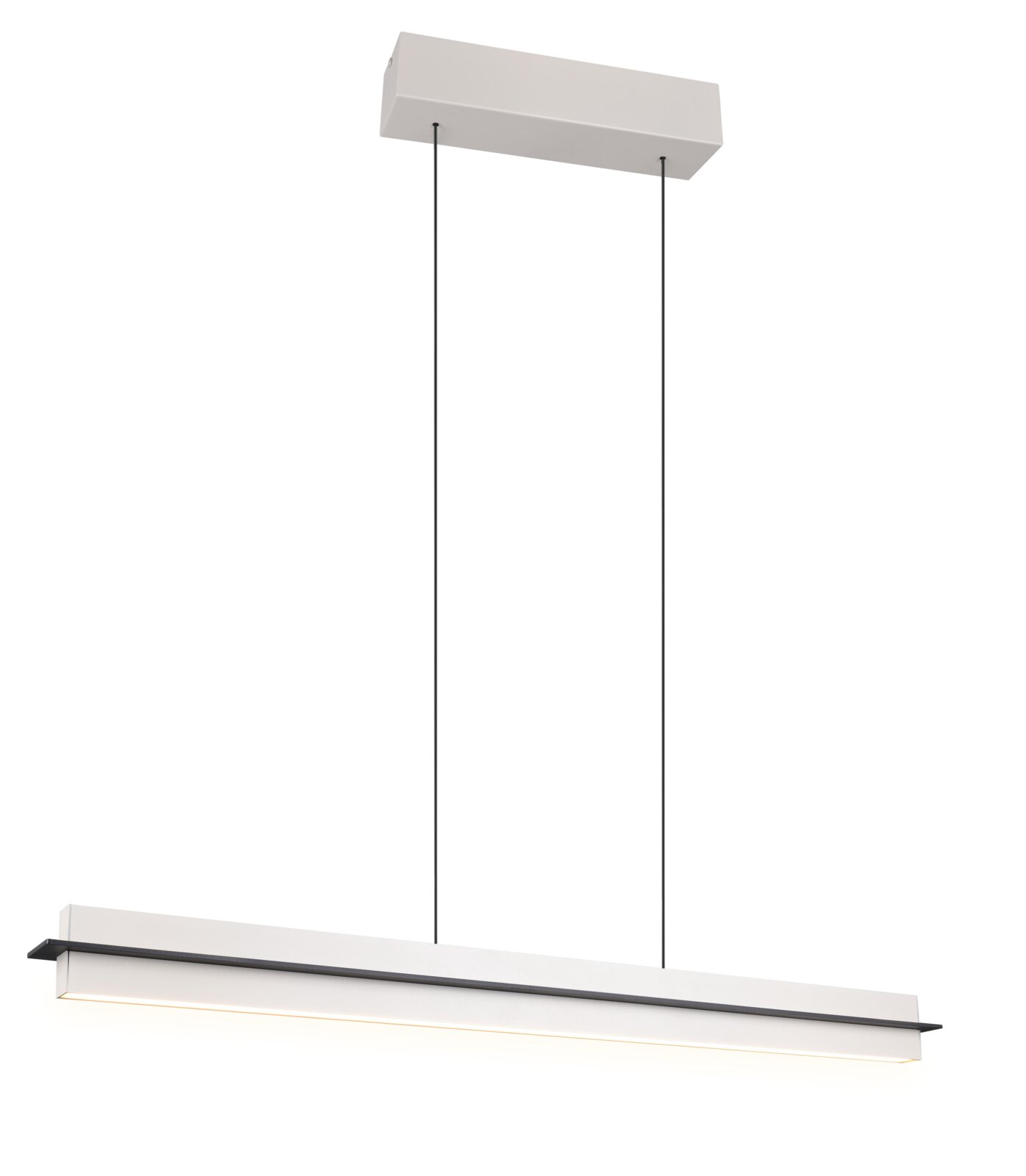 Trio Leuchten LED-hanglamp HÄNGELEUCHTE Moderne LED-hanglamp in rechthoekige vorm, zijaanzicht