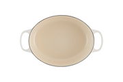 Ovaler Bräter Signature 29cm in Cremefarbe, Draufsicht