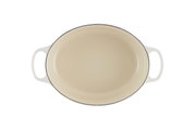Ovale braadpan Signature 29 cm in crèmekleur, bovenaanzicht