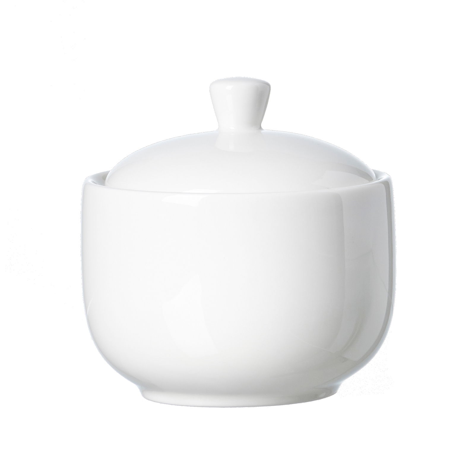 Ritzenhoff & Breker Zuckerdose SKAGEN Weiße Zuckerdose Skagen mit Deckel, seitliche Perspektive