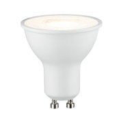 LED Leuchtmittel mit GU10-Sockel, seitliche Perspektive