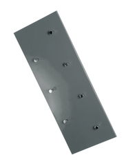 Garderobenleiste mit sechs Haken, schräg von oben fotografiert