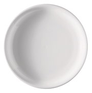 Weißer Frühstücksteller, 20 cm, Draufsicht