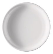 Weißer Frühstücksteller, 20 cm, Draufsicht