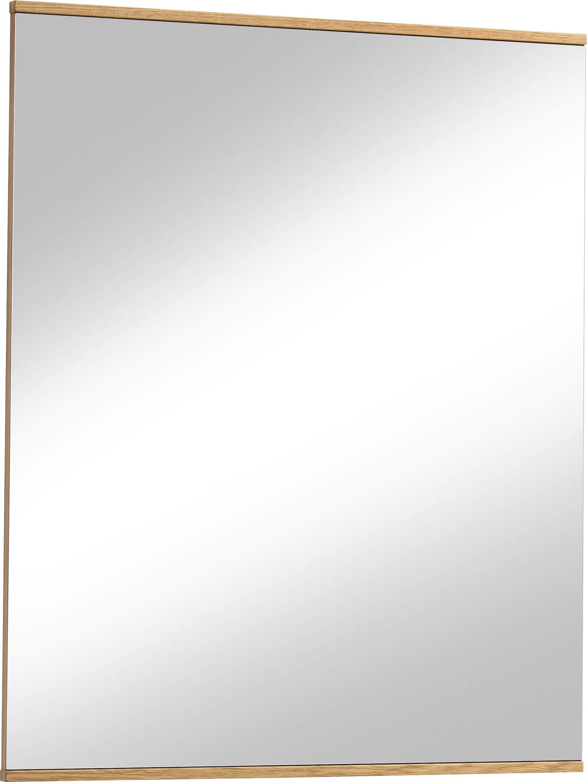 VOSS Spiegel VEDO Rechteckiger Spiegel mit Holzrahmen, leicht von der Seite betrachtet