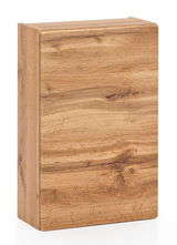 Hängeschrank aus Holz in Frontansicht mit natürlicher Holzmaserung