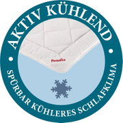 Sommerbett Paradies COOL COMFORT BIO, aktiv kühlend, spürbar kühleres Schlafklima, Draufsicht
