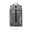 Grauer Citycruiser Twist Silver Rucksack von vorne mit schwarzem Riemen und 'reisenthel' Schriftzug.