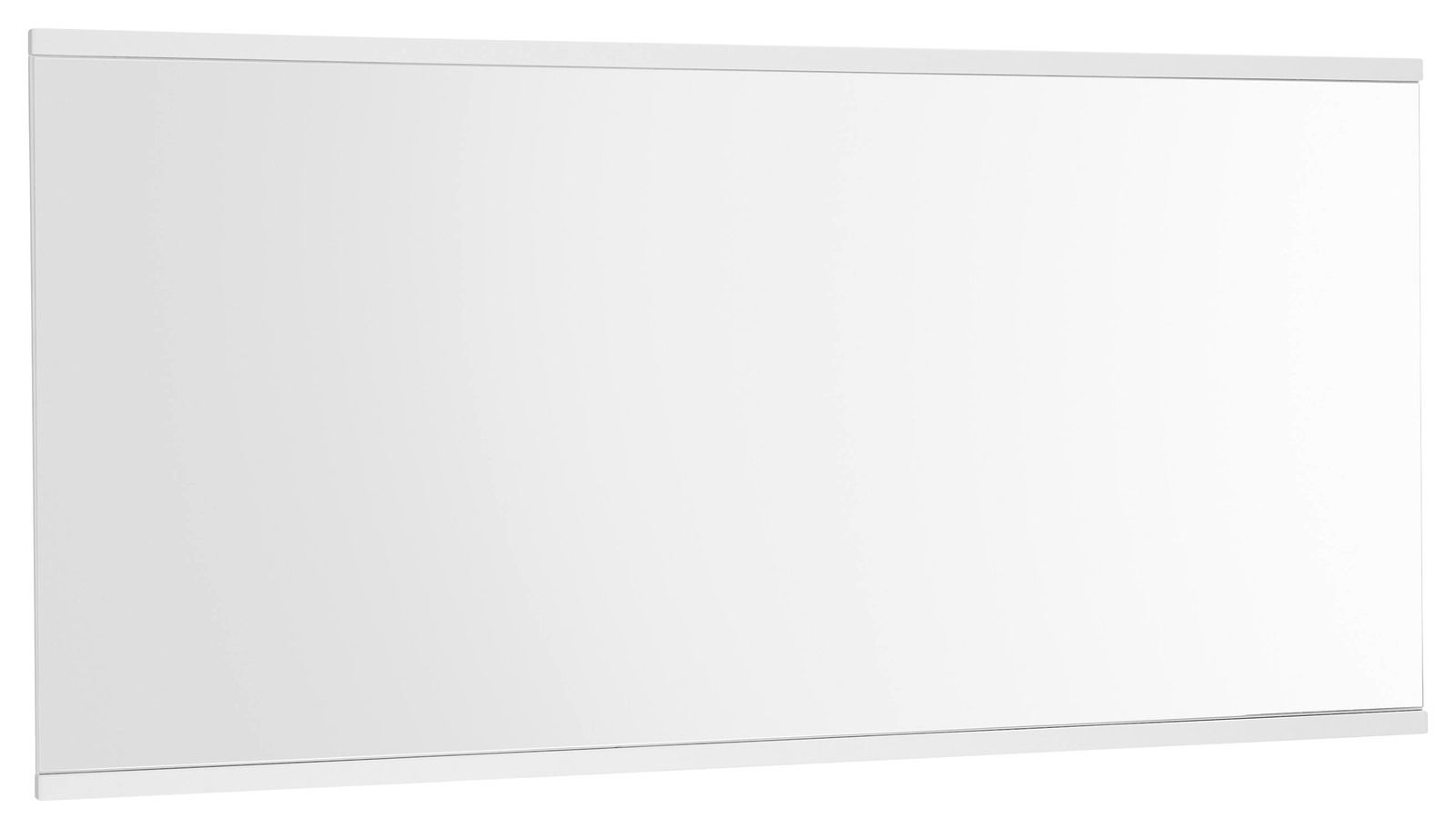 Großer rechteckiger XL-Spiegel in seitlicher Perspektive