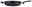 Schwarze Comfort Pfanne 32cm mit ergonomischem Griff, seitliche Perspektive