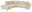 Beige Ecksofa mit Kissen, Vorderansicht