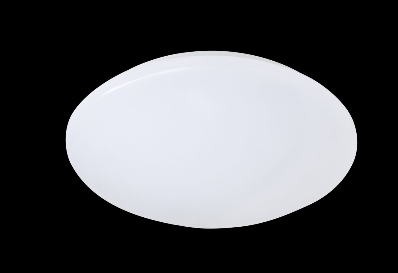 Reality Leuchten LED-Deckenleuchte PUTZ II Runde LED-Deckenleuchte PUTZ II in Weiß, Ansicht von unten