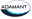 Logo der Marke ADAMANT mit stilisiertem Design in ovaler Form, Vorderansicht
