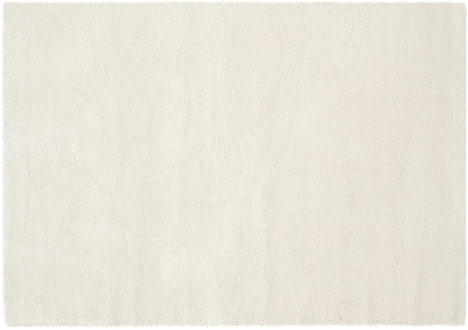 OCI Uni-Teppich NEW VILLA Weißer Uni-Teppich in Draufsicht