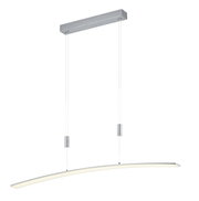 Moderne LED-hanglamp NEW LOIRE in gebogen vorm, zijaanzicht