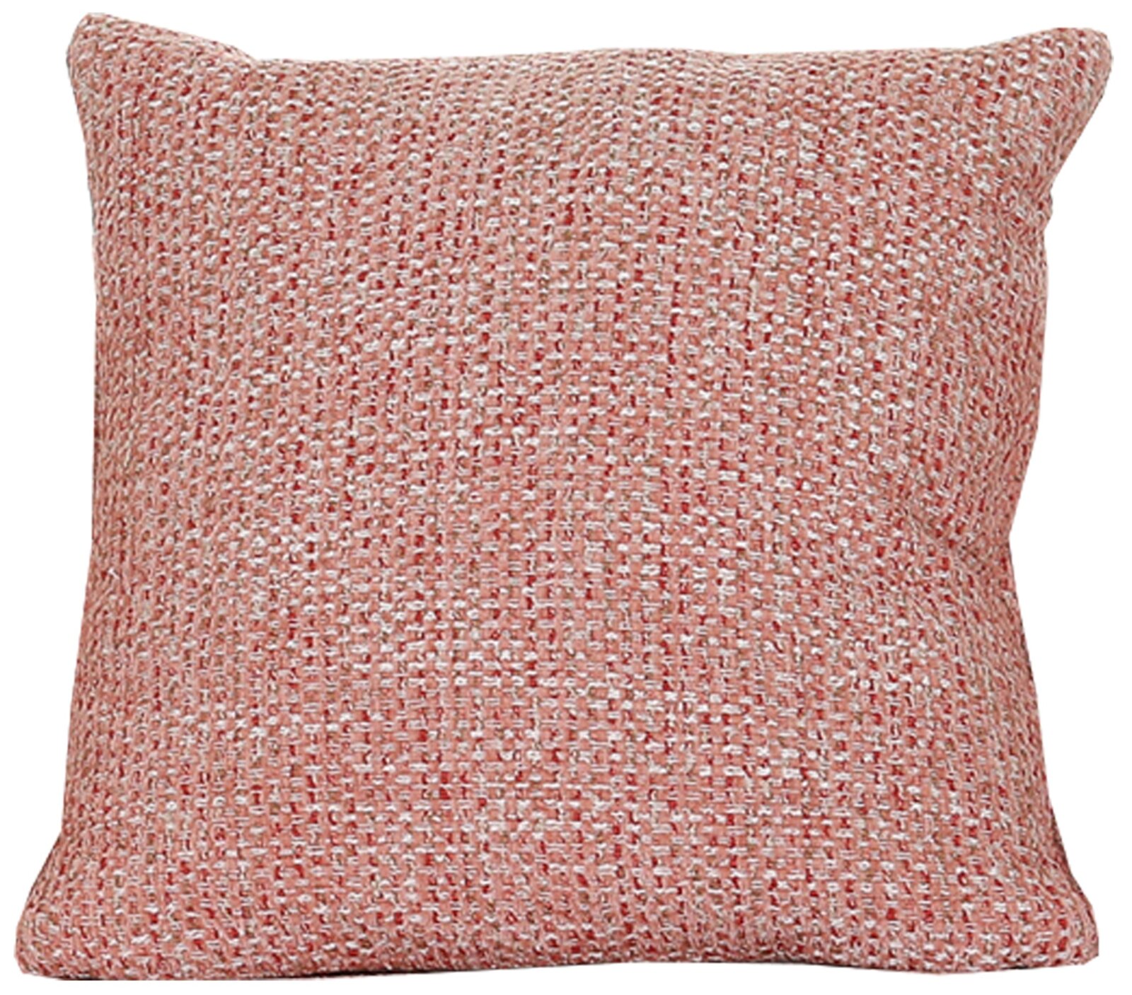 Z2 Kissen 50x50cm CROCKER Rotes Kissen mit grober Textur, Frontalansicht