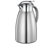 Silberne Isolierkanne Triest 1,5L, seitliche Perspektive
