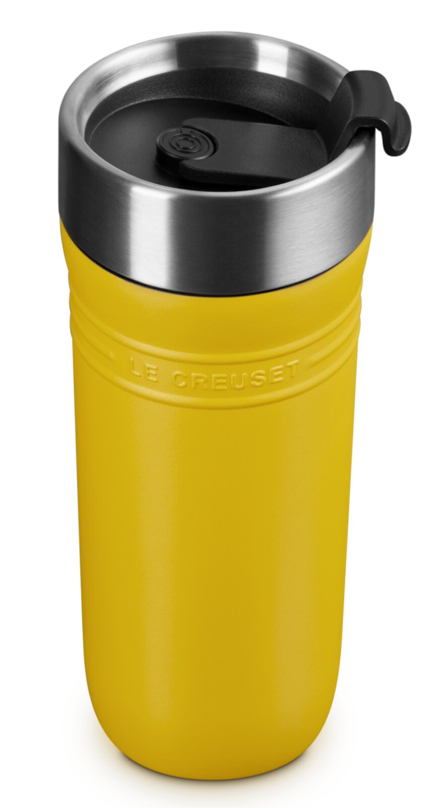 Gelber Thermobecher 350ml Nectar von Le Creuset, Vorderansicht