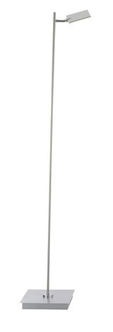 Moderne Stehleuchte PURE-MIRA aus Metall in seitlicher Ansicht