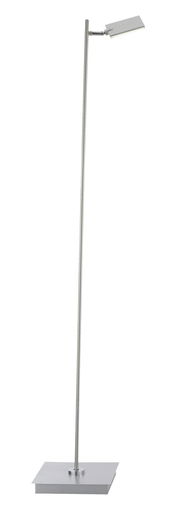 Moderne Stehleuchte PURE-MIRA aus Metall in seitlicher Ansicht