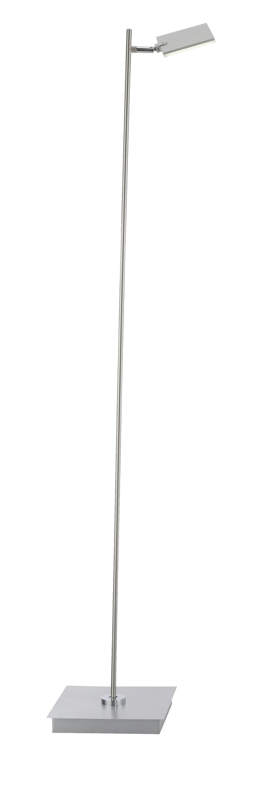 Moderne Stehleuchte PURE-MIRA aus Metall in seitlicher Ansicht