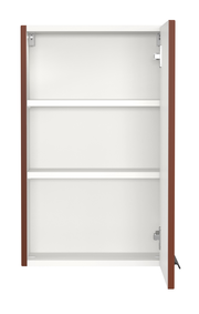 Offener Hängeschrank mit zwei Einlegeböden, Ansicht von vorne